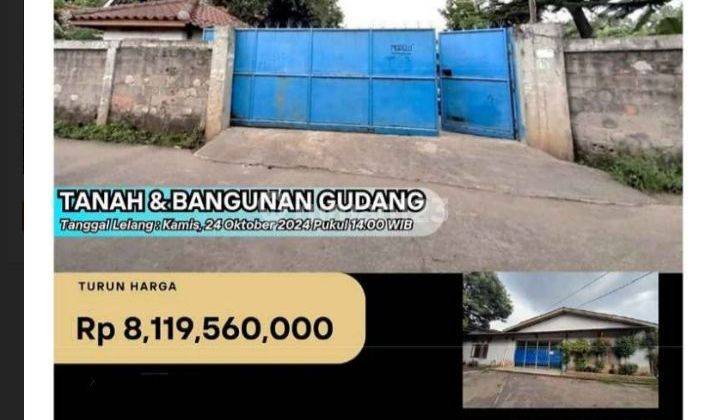 Tanah Ada Bangunan Jual Lelang Jatimulya Tambun Selatan Bekasi  1