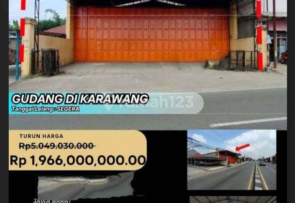 Gudang Strategis Jual Lelang Kota Baru Karawang  1