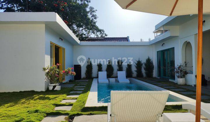 Mediterranean villa in seminyak for yearly rental  2