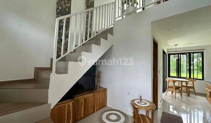 Mezzanine 1 Bedroom House For Yearly Rental With Ricefield View  2