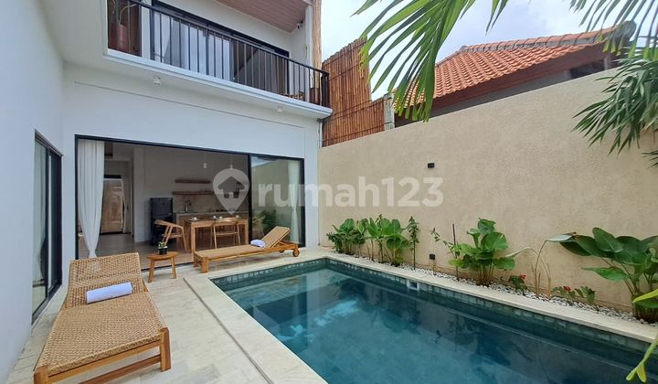 New Brand Of Stylish Two Bedrooms Villa In Cangguexperience Airy With Jungle View Villa Located In The Heart Of Canggu