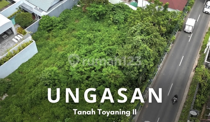 Tanah Ungasan Toyaning Dapat 2 Akses Jalan Lingkungan Villa dan Resto