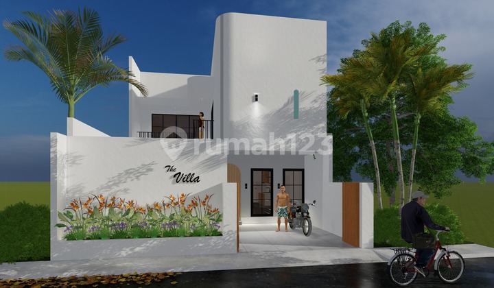 For Sale Indent Villa In Kedungu-tabanan Bali Near Tanah Lot Mediterranean Style