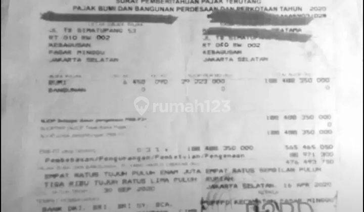 Dijual Murah Tanah T.b.simatupang Pinggir Jalan Raya, SHM Ditangan, Dekat Tol 2