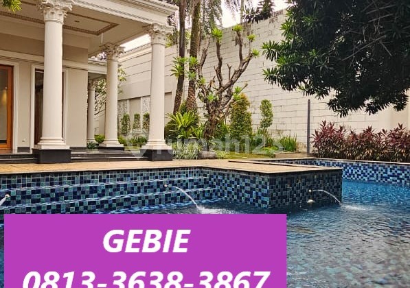 Rumah Fully Furnished Desain Mewah dg Kolam Renang di Pondok Indah Jaksel LR-17291