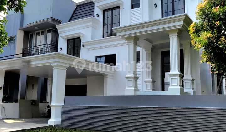 For Sale New American Classic Design House in Kebayoran Bintaro Cluster LR/GB-16034 For Sale New American Classic Design House in Kebayoran Bintaro Cluster LR/GB-16034