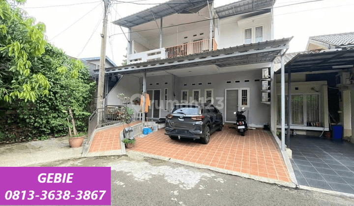 Rumah Kuldesak 2 Lantai Semi Furnished di Graha Raya Ra 15078 1