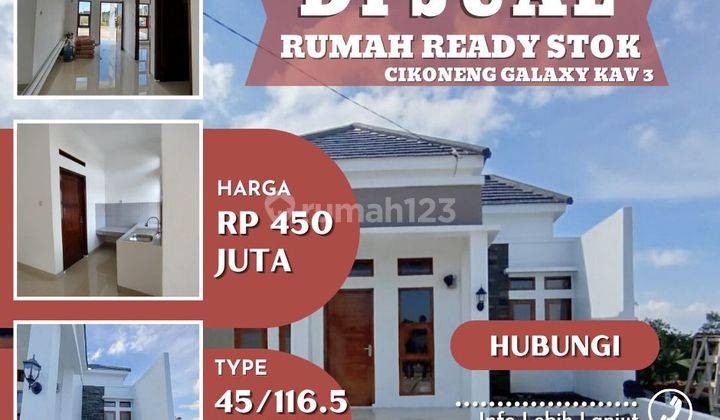 Jual Rumah Baru di Jln Cikoneng Desa Cibiru wetan  1