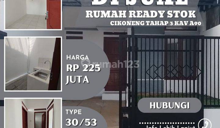 Jual Rumah Baru pul Canopy di Jln Cibiru Wetan  1