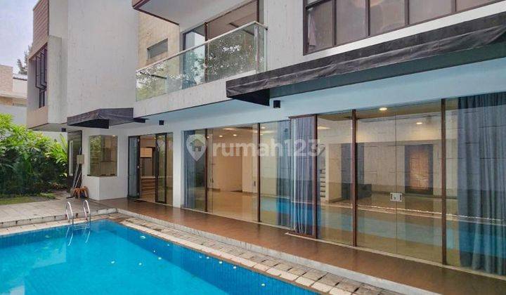 For Rent Kemang - Pejaten Barat Modern Minimalist House With Private Pool In Compound 1