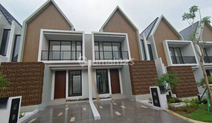 Dijual Rumah Cluster Mahogany Summarecon Bogor Dekat Dengan Gate Cluster View Depan Taman Dan Gunung Udara Sejuk Asri  1