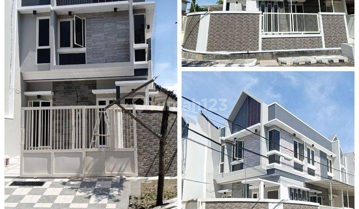 RUMAH BARU  MINIMALIS 2 LANTAI HOOK DI TENGGILIS ROW JALAN LEBAR 2