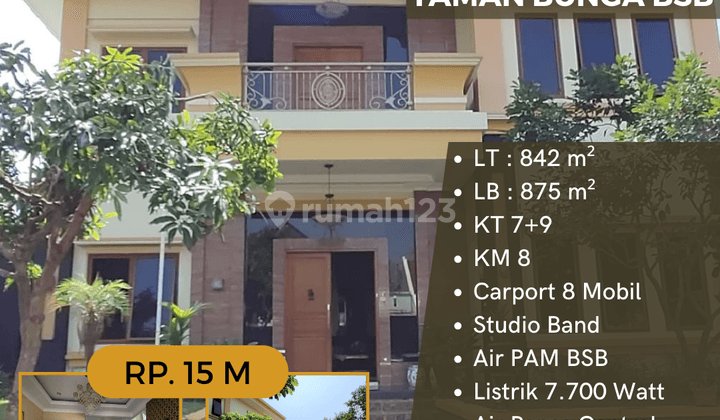 Dijual Rumah Mewah Graha Taman Bunga BSB  2