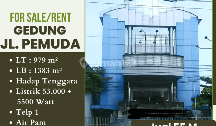 Dijual Gedung di Pemuda 1