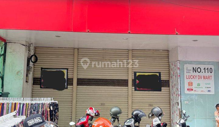 DIJUAL CEPAT RUKO 3 LANTAI DI PASAR BARU 110 JAKARTA PUSAT - LOKASI PASAR RAMAI 1