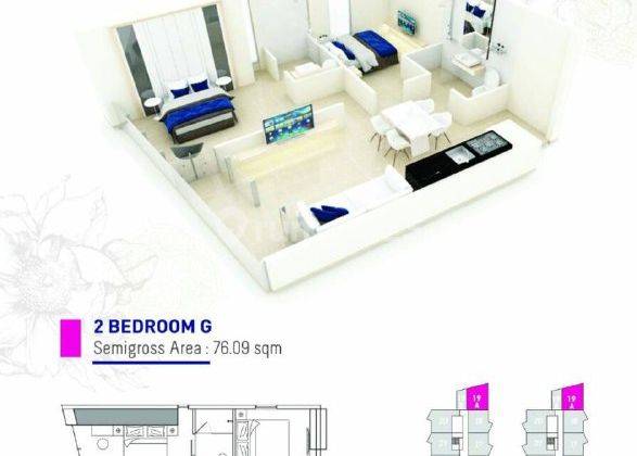 Disewakan Apartment Belleview Manyar Selangkah Ke Pusat Kuliner Manyar Kertoarjo 2