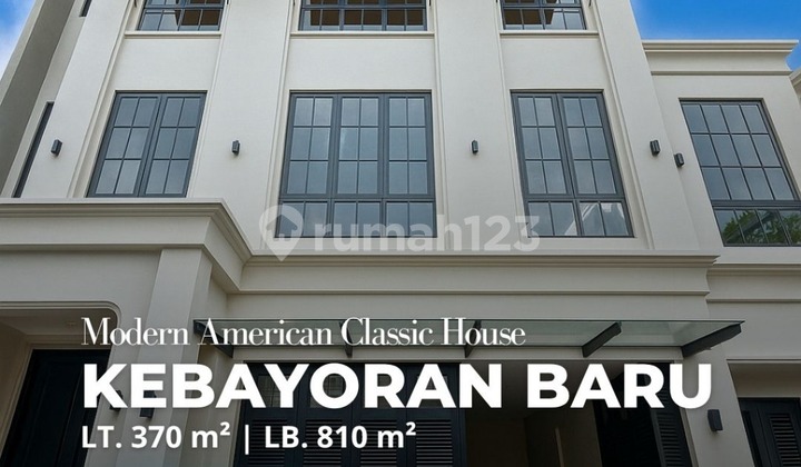 Brand New (On Finishing Progress) Modern American Classic House Area Kebayoran Baru - Jakarta Selatan Area Senopati Loh !! Brand New (On Finishing Progress) Modern American Classic House Area Kebayoran Baru - Jakarta Selatan Area Senopati Loh !!