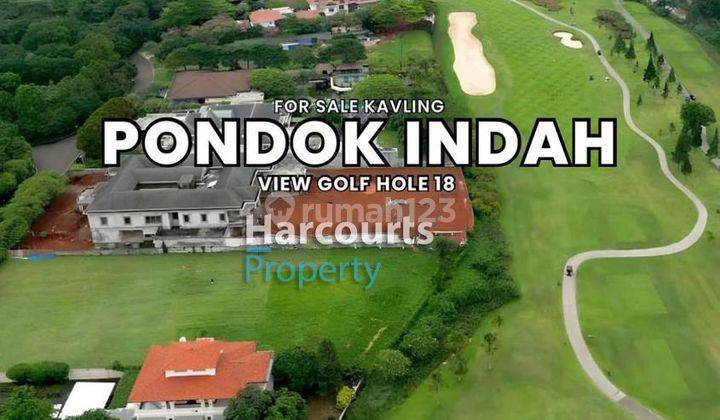 Kavling Bukit Golf Pondok Indah  Dibawah Harga Pasar, Jarang Ada, Lokasi Terbaik, View Lapangan Golf, 1