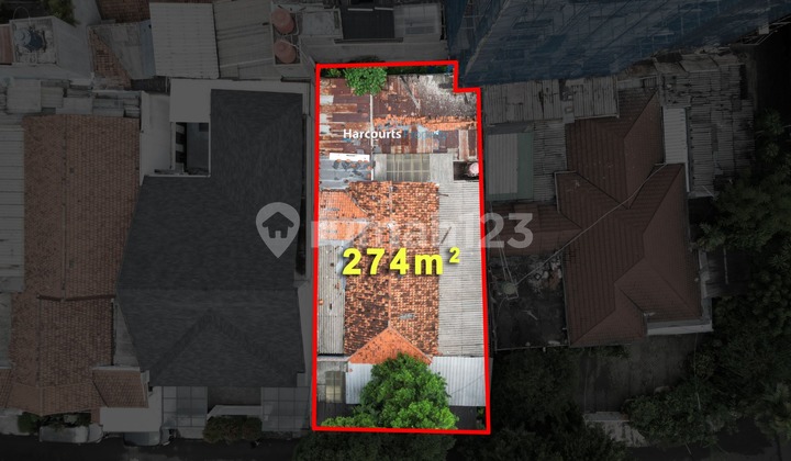 For Sale PRICE REDUCTION Land Area Calculation House in Kebayoran Baru 2