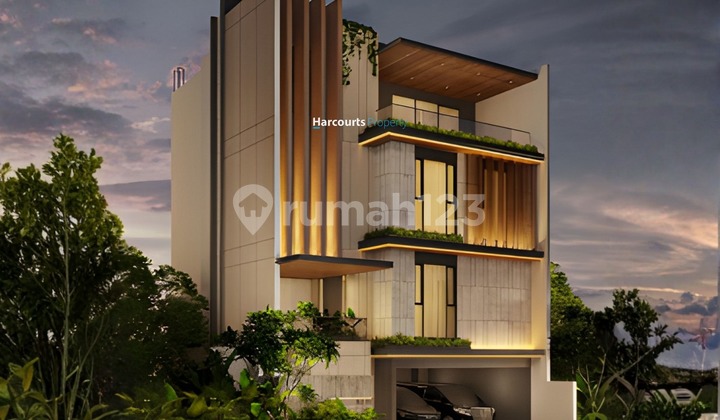 Dijual Townhouse Brand New Modern Area Jl. Zamrud Permata Hijau
