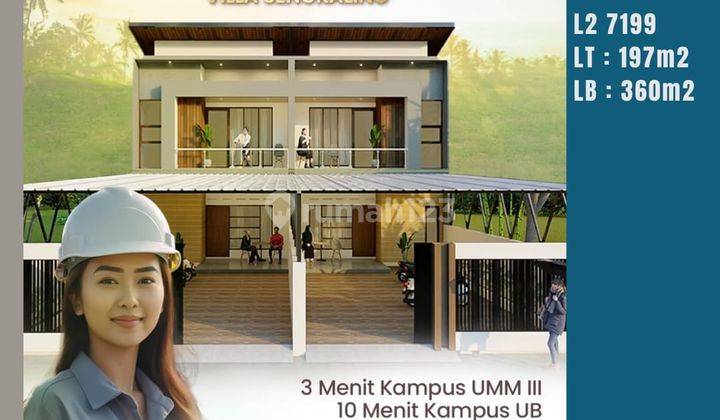 Rumah Kost Luas Full Huni Bagus Untuk Investasi Depan Umm Malang 1