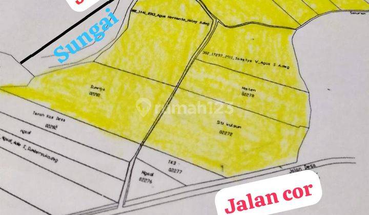 Tanah Bagus Untuk Bertani Depan Aliran Sungai Di Tlogowaru Malang 2