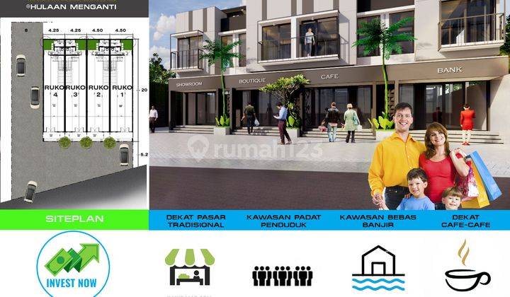 Ruko Baru Modern Minimalis Bisnis Strategis Di Grand Arya Gresik 1