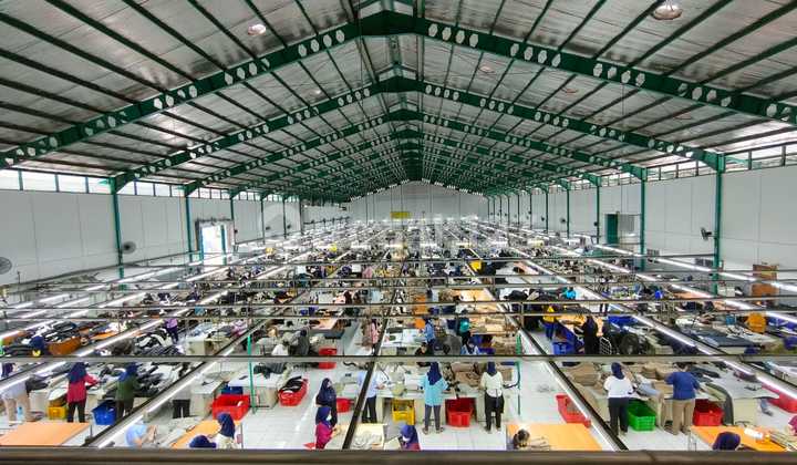 Pabrik Garment Luas 7168M2 Akses Container 40 Ft di Gunung Sindur Bogor