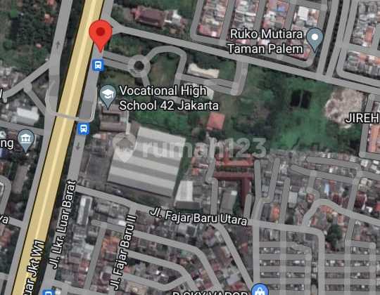 JUAL MURAH CEPAT LAHAN TANAH KOMERSIL JALAN RAYA UTAMA TAMAN PALEM CENGKARENG JAKARTA BARAT