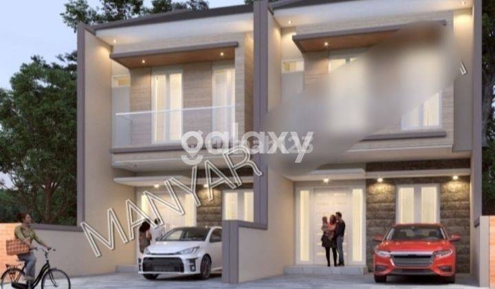 RUMAH TENGAH KOTA GRESS ,ROW 3,5 MOBIL, FREE POMPA & TANDON 1