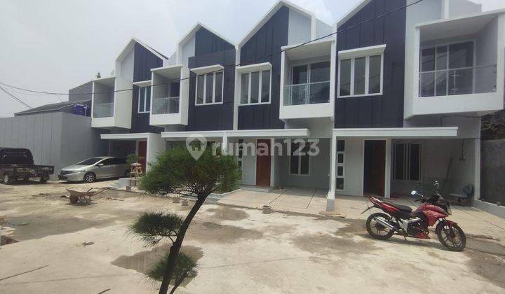 Rumah dua lantai dalam cluster bebas banjir murah dekat stasiun Lenteng agung 1