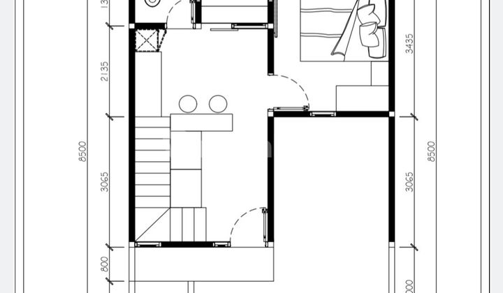 Rumah dua lantai akses dua mobil termurah di Cilangkap jakarta timur 2