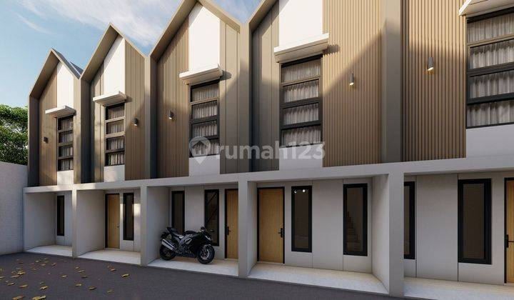 Rumah baru di jual promo murah modern minimalis di jl suralaya Cipayung Jakarta timur 2