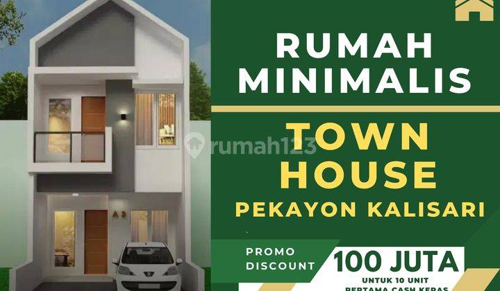 Rumah Di Jual Dalam Cluster Di Jakarta Timur Pekayon Kalisari Rumah 1