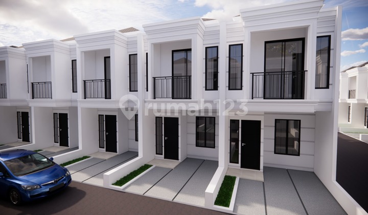 Rumah di Jua Akses Dua Mobil Dalam Cluster Hanya Dua Menit ke Stasiun Lrr Ciracas Ciracas Jakarta Timur 2