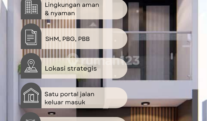 House for Sale in a Neat Environment Like a Complex in Pondok Kelapa, East Jakarta, Close to Toll Road Access