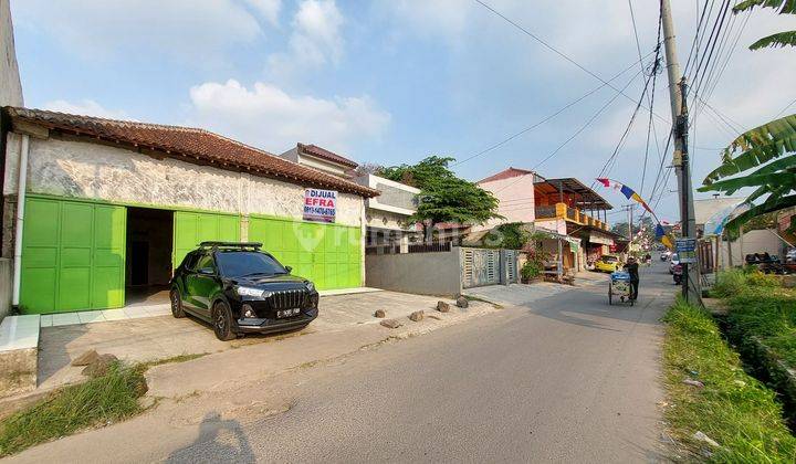 Rumah dan Ruang usaha pinggir jalan cocok untuk Minmarket,gudang 1