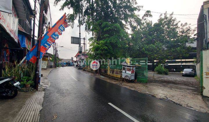 Tanah strategis pinggir jalan hadap 2 muka jalan raya Cipayung 1