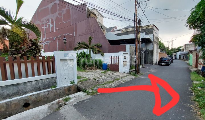 tampak depan tanah murah pejaten dalam komplek