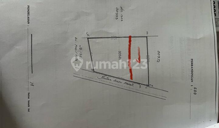 tampak depan tanah murah pejaten dalam komplek