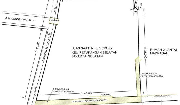 Dijual Tanah Siap Bangun Sudah Dipagar Pesanggrahan Jaksel  7
