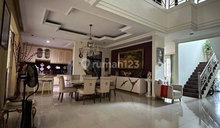 Rumah Permata Buana jalan utama, lebar 16,hadap Timur, kamar 5 1