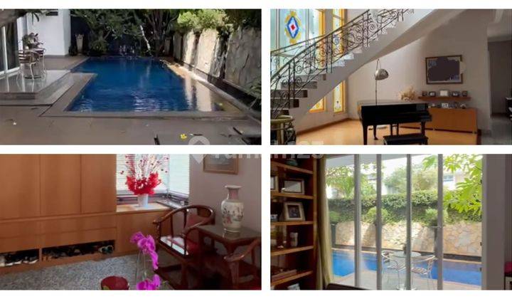 Rumah Mewah Tropical Hook Siap Huni , Pool, Intercon Kebon Jeruk 1