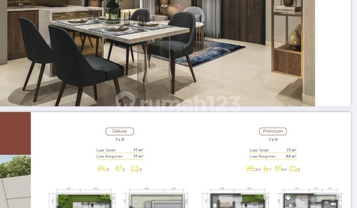 For Rent Brandnew Summarecon Crown Gading House, Bekasi.