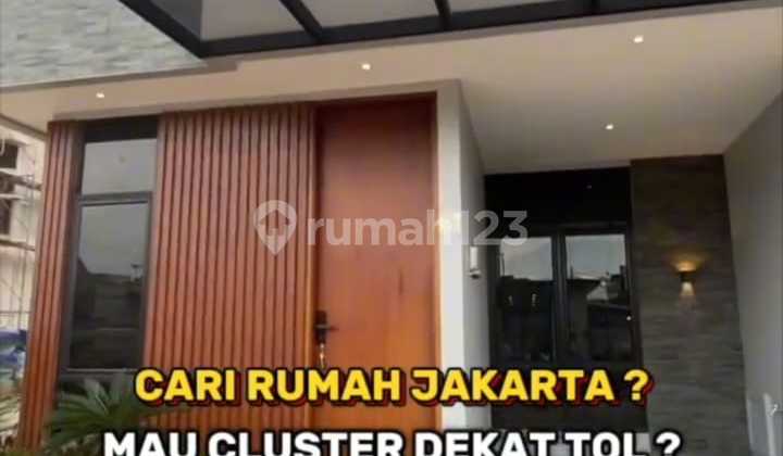 Jual Rumah Bangunan Baru Dalam Cluster di Puri Kembangan Jakarta Barat Dekat Tol  2