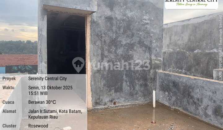 Dijual Rugi VILLA 2.5 Lantai SERENITY CENTRAL CITY Cluster HILLSIDE ROSEWOOD  lokasi sekupang 2