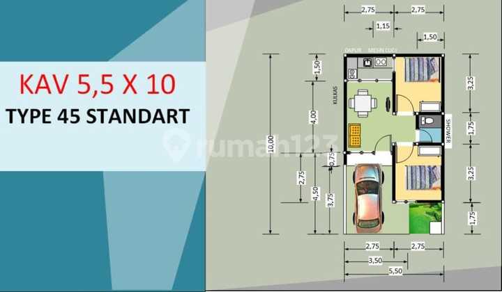 Rumah Baru Shm Dp 10 Jt All In 3