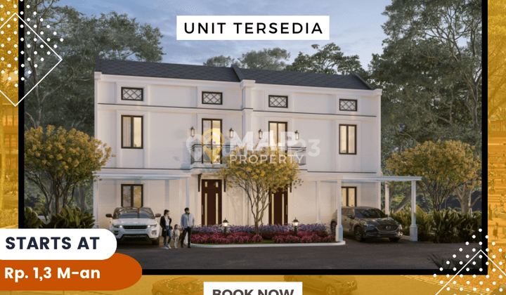 Rumah Mewah desain Eropa The Sherry Summarecon Mutiara Makassar 1