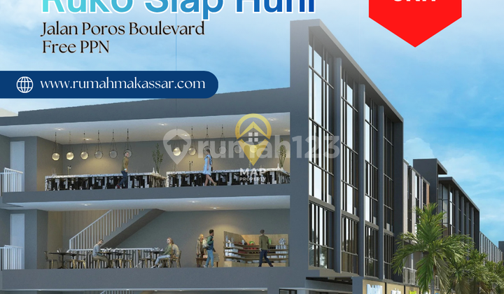 Ruko Citraland Tallasa City Ruko 3 Lantai Siap huni dan Strategis