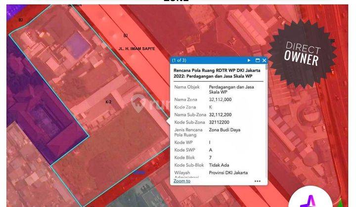 Tanah Lokasi Premium Senen Raya Cocok Untuk Bangunan Komersial 2